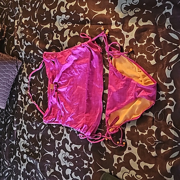 Womens sz large Gossip two piece swimsuit. Purple and orange - Picture 4 of 10